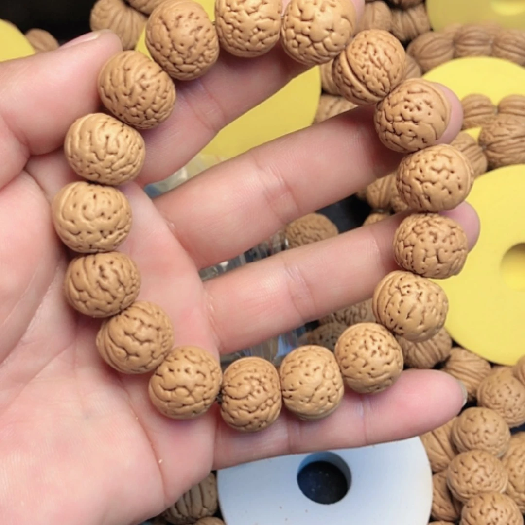 【闪购商品】桃核吊坠追*人16加尺寸金豆手串