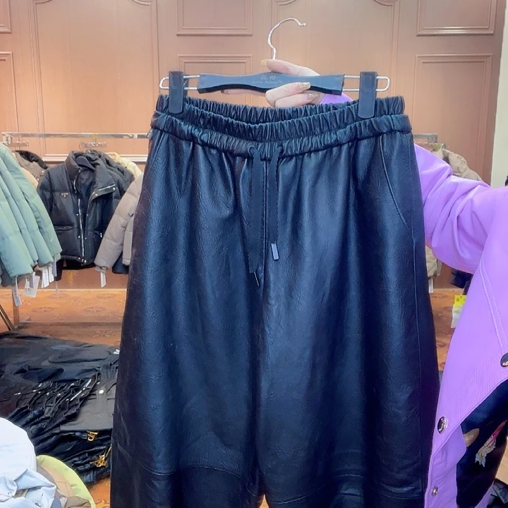 90……115斤皮长裤，