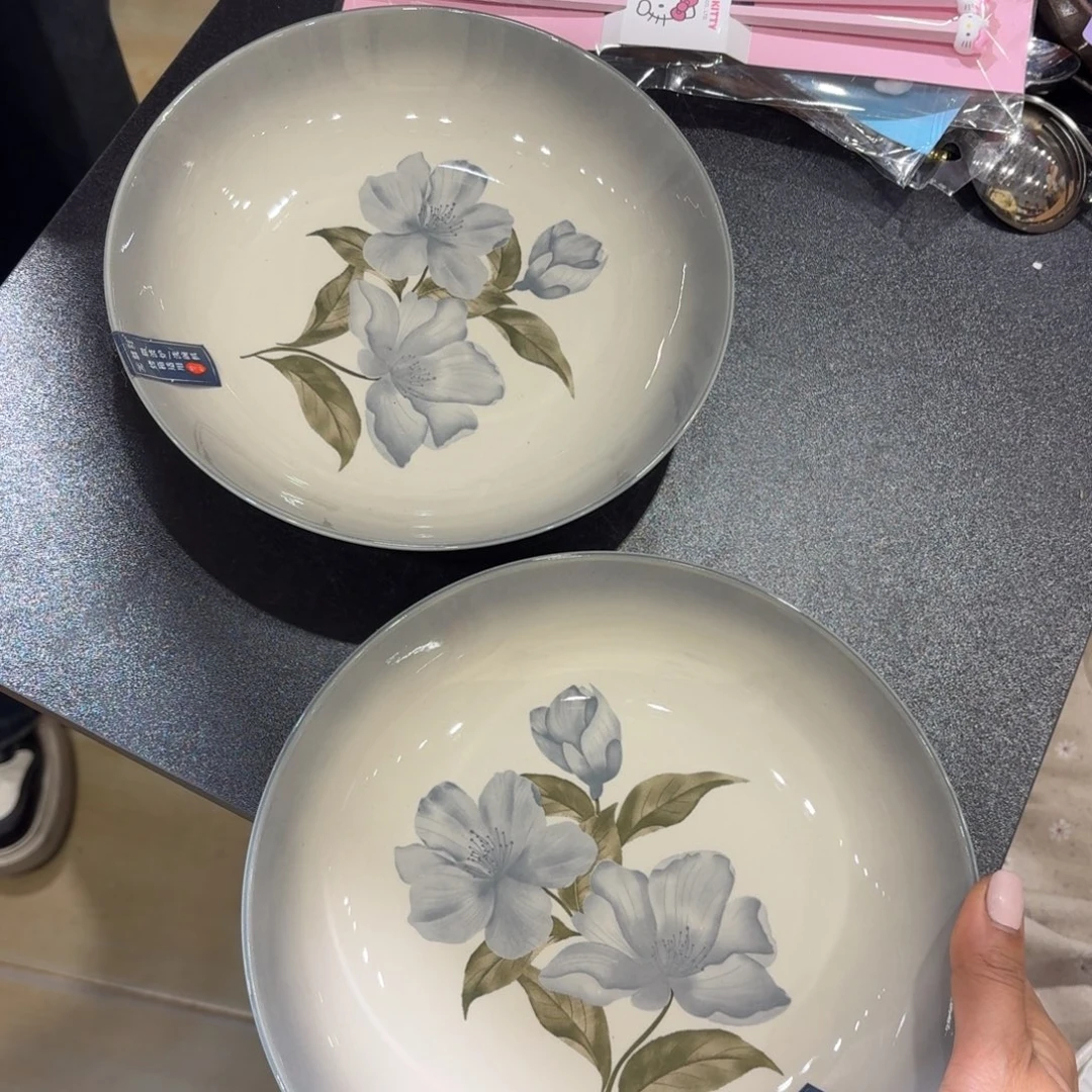 瓷两个8寸盘子两个