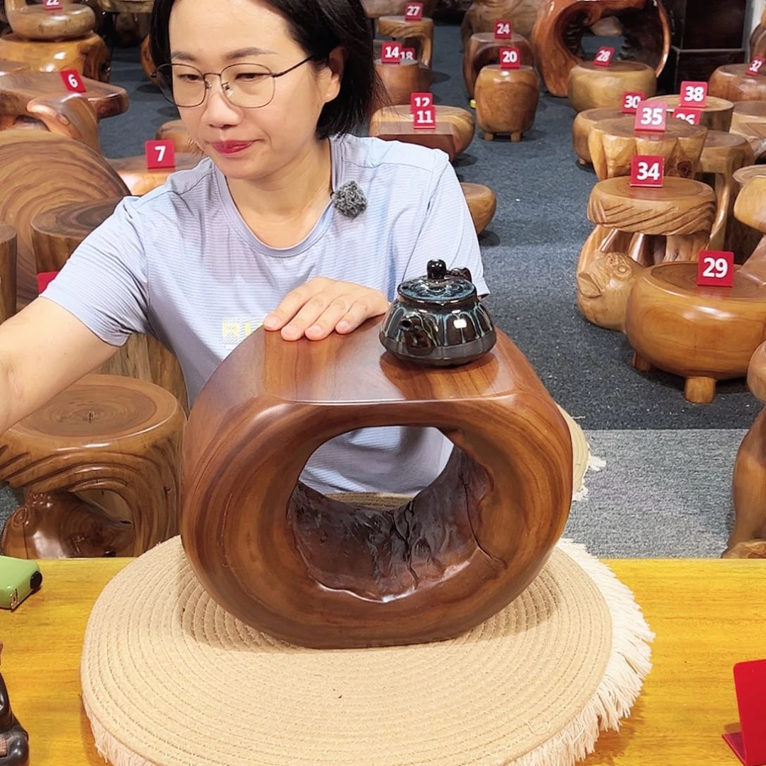 9号香樟木尺寸：32-20-22cm