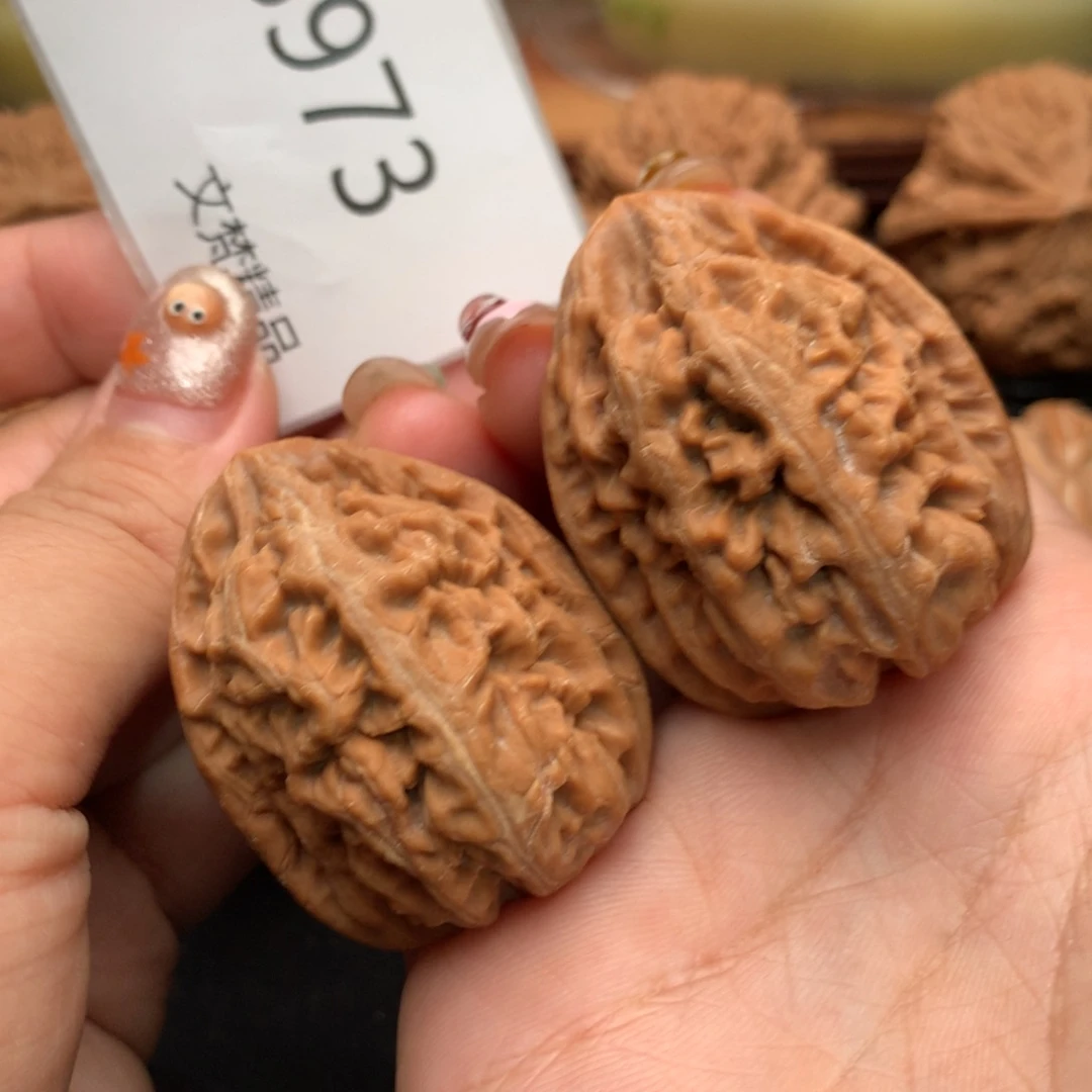 把件文玩核桃全品红锦鲤39