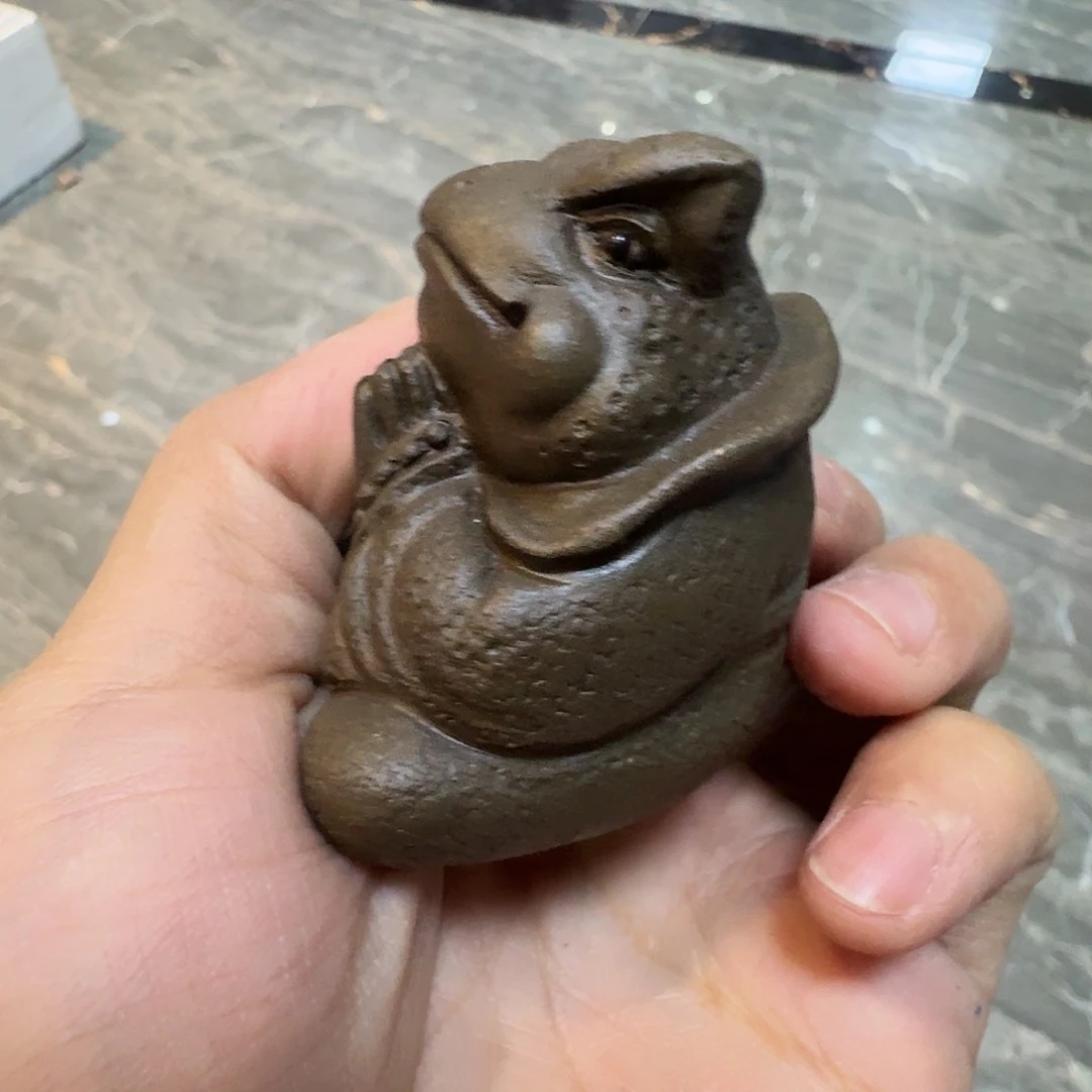 紫砂茶宠金蟾金蟾