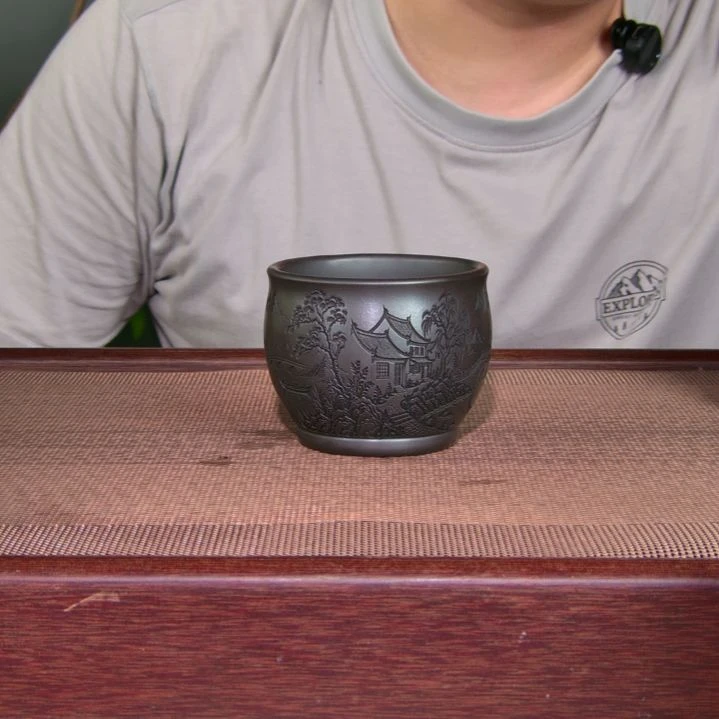 茶杯紫砂高货放漏