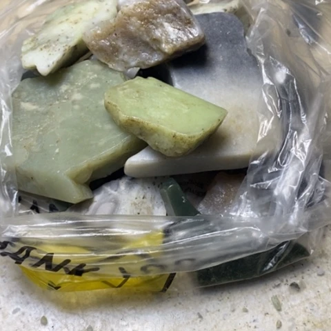 透闪石质玉未镶嵌珠宝半成品木**家