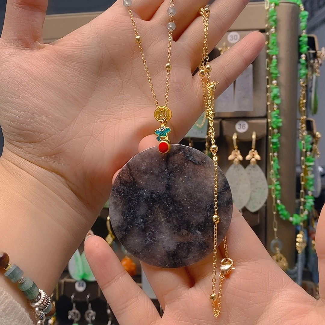 颈饰未镶嵌翡翠翡翠