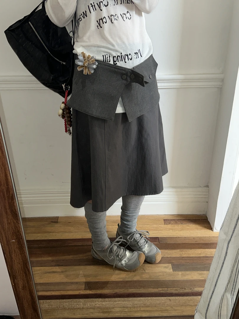 【ZHANGDAYUN】96299#【Ins博主颗粒手感西装腰封】