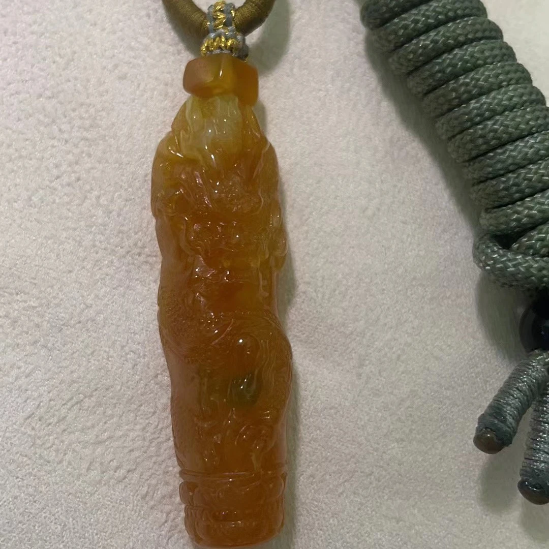 挂件龙珠精工雕刻