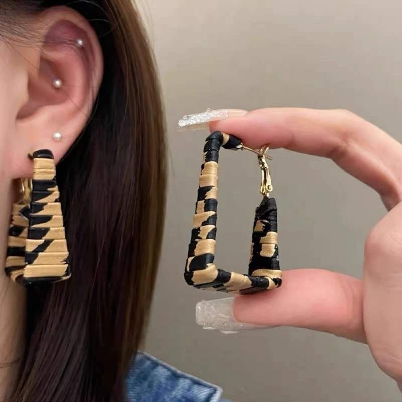 铜合金耳饰 （复古豹纹）清清款日常时尚百搭款精致养眼网红耳钉