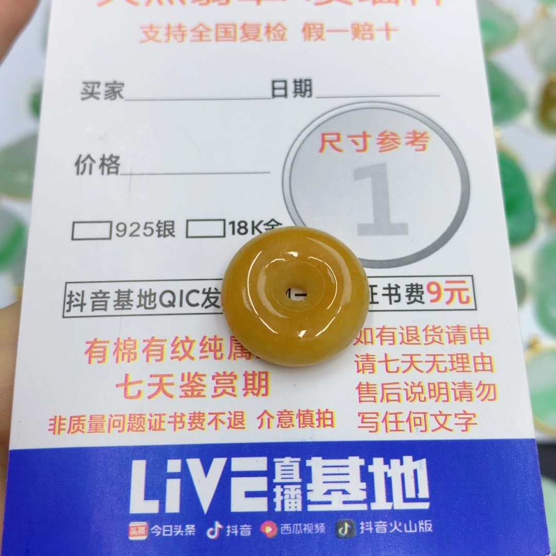 翡翠未镶嵌颈饰翡翠