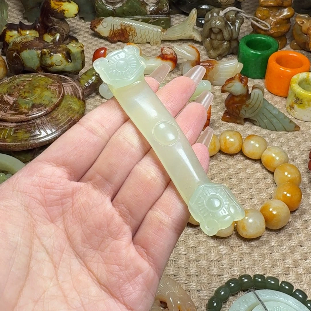 白玉菩提吊坠挂件