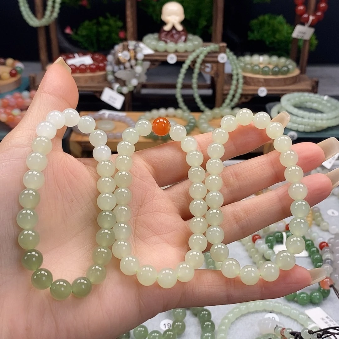 手链未镶嵌和田玉微瑕