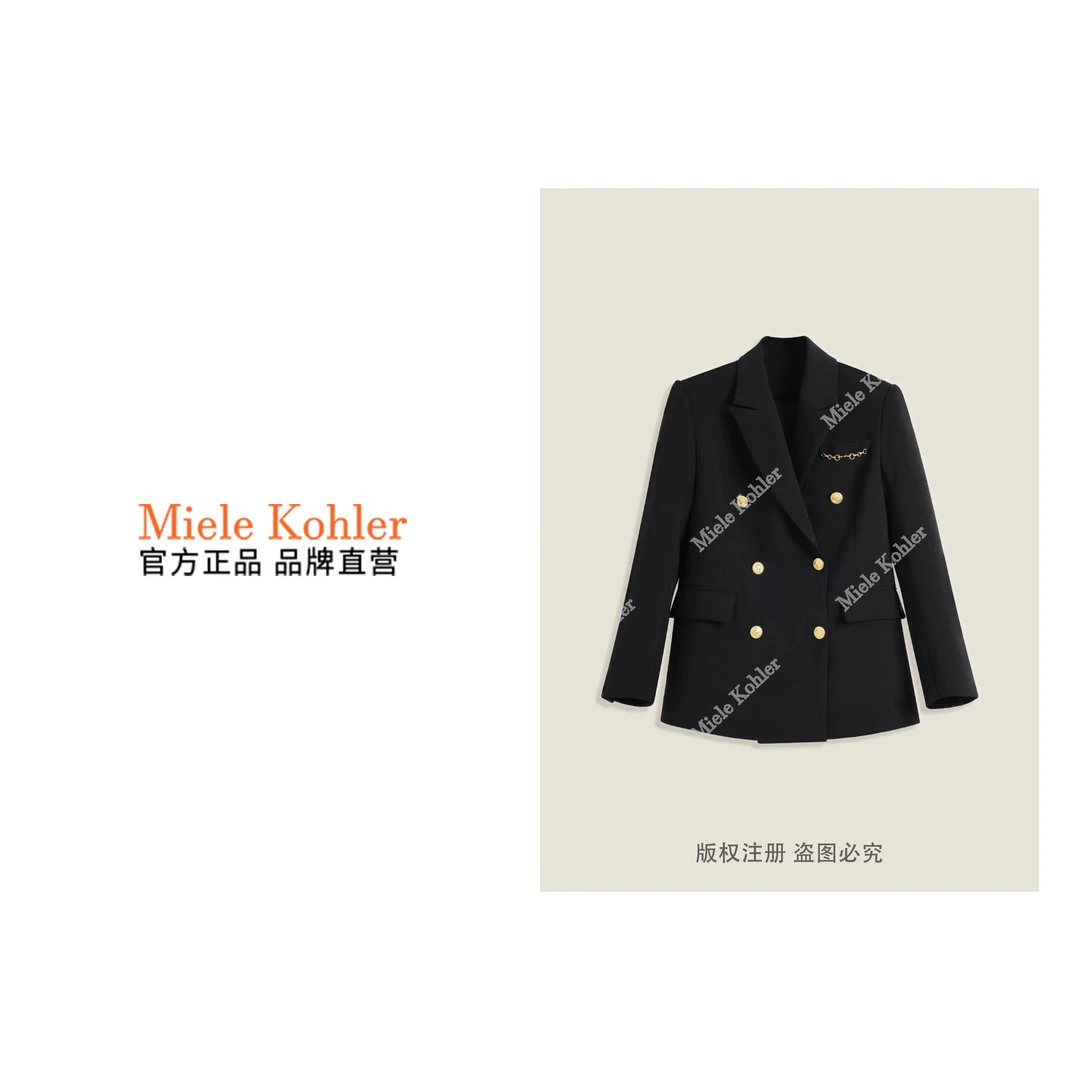 秋冬新款时尚气质宽松高级感长袖女外套MKKQ32276 【澳门小源同款】