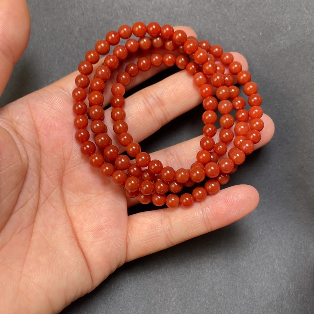 南红玛瑙未镶嵌手串