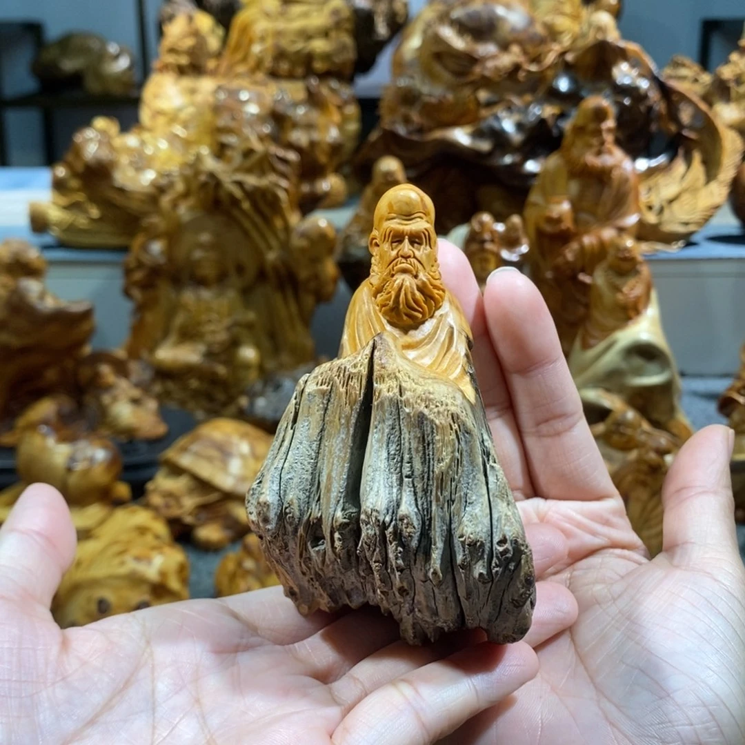 木崖柏工艺品达摩
