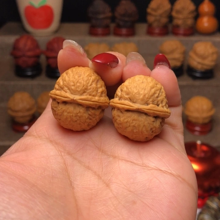 文玩核桃把件60福星小铁锤