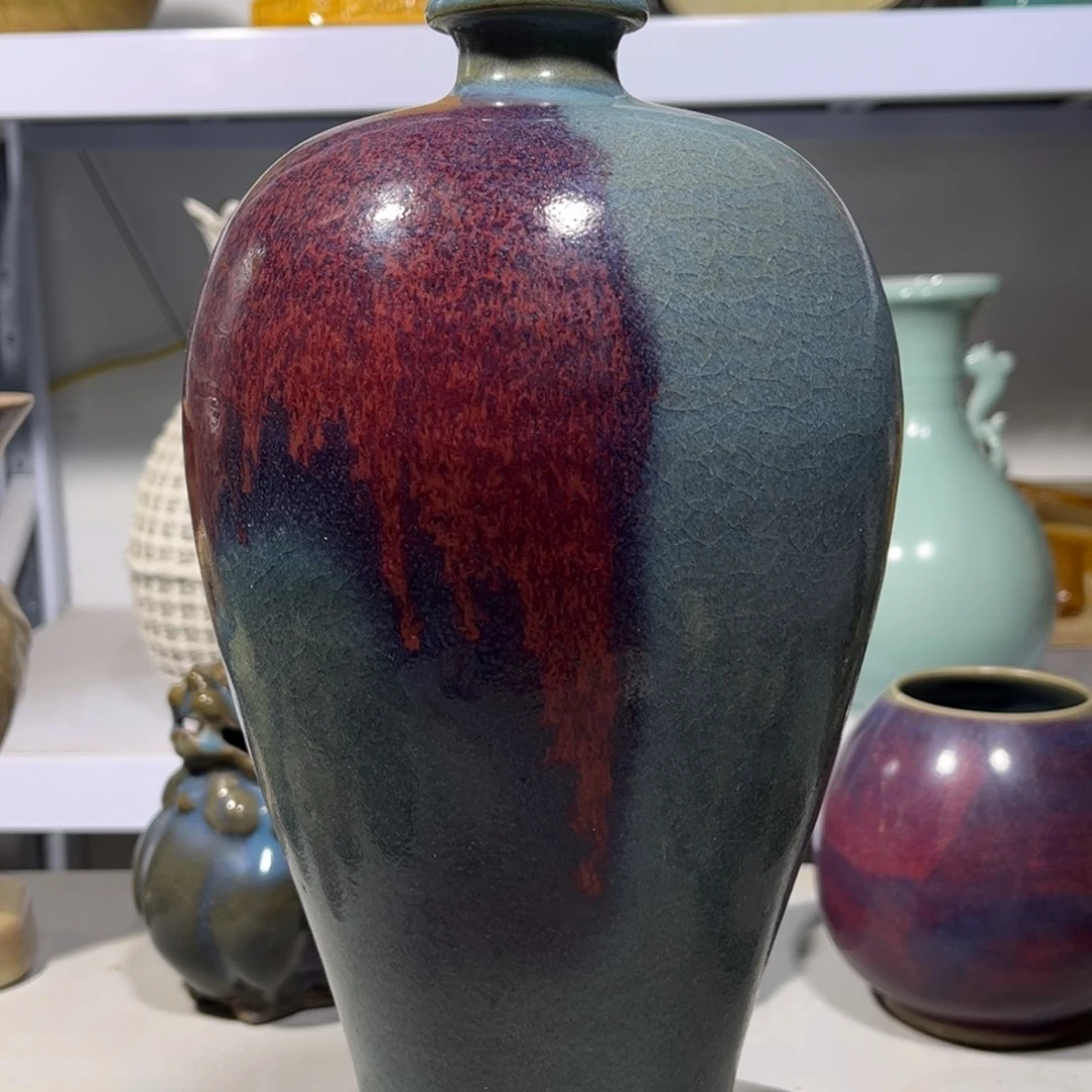 瓶钧窑瓷器品相完美