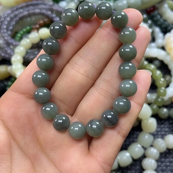 和田玉未镶嵌手链