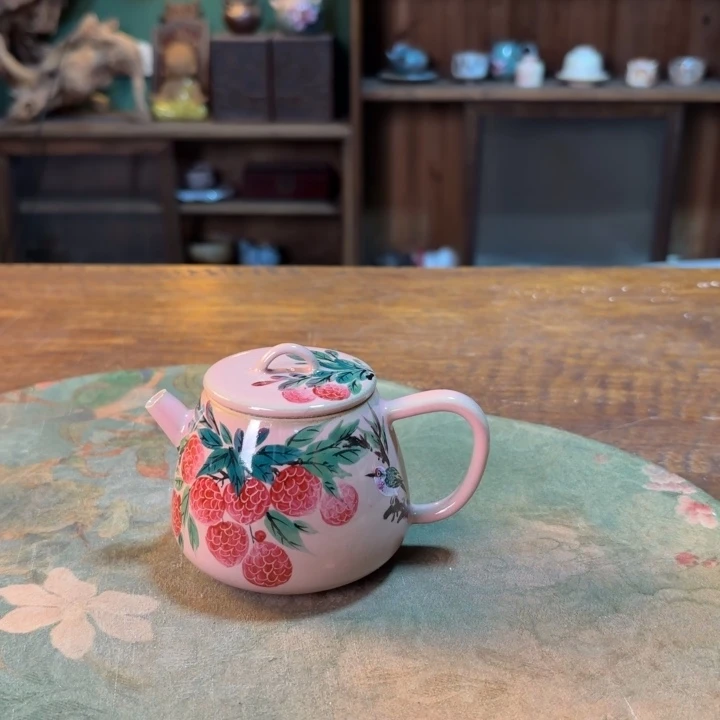 柴烧纯手工手绘陶瓷