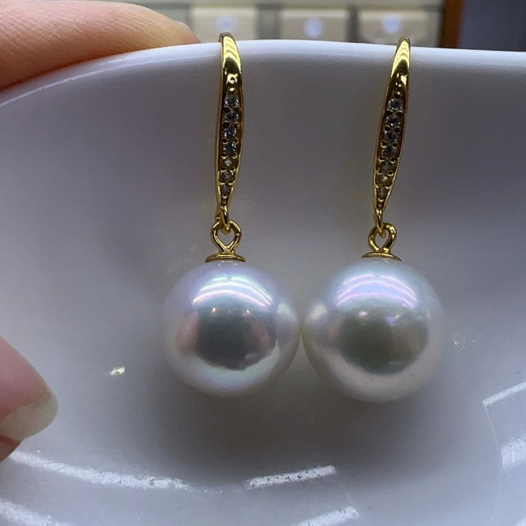 耳饰淡水珍珠银S925镶嵌