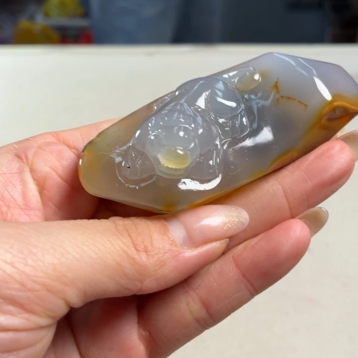 玛瑙/玉髓未镶嵌吊坠(不含链)