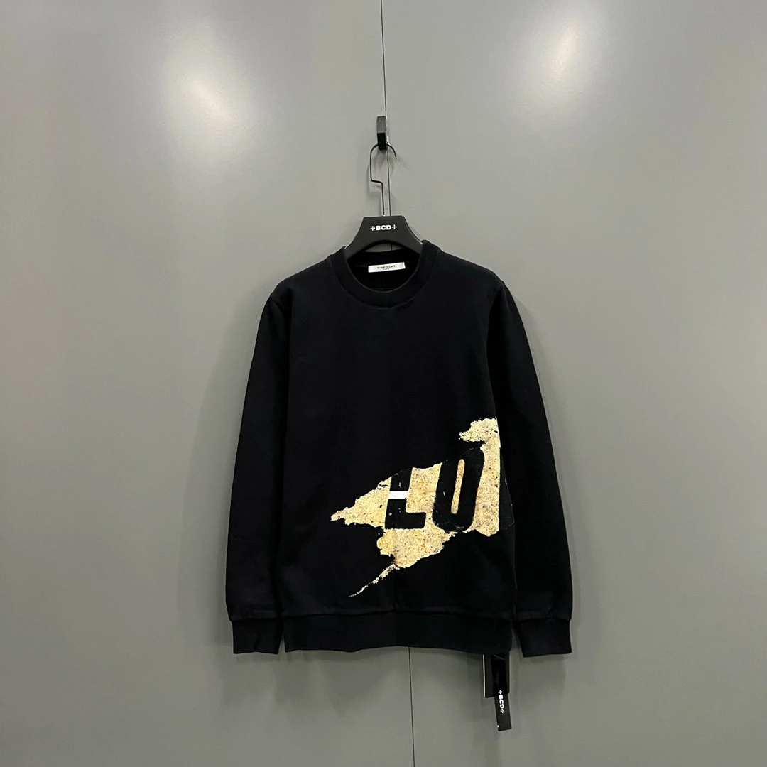 99新 Givenchy/纪梵希 ab87 102074 纪梵希 涂鸦圆领卫衣 XS码