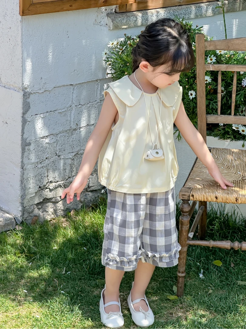 【七七家】女童夏季套装新款夏日穿搭女宝宝韩系穿搭儿童洋气时髦