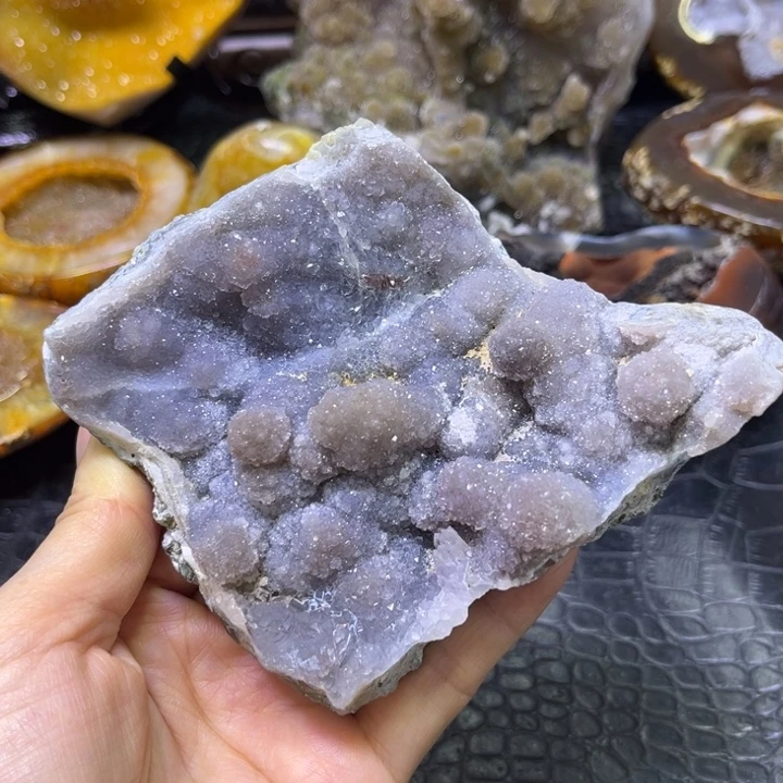 未镶嵌水晶发饰紫软啵啵