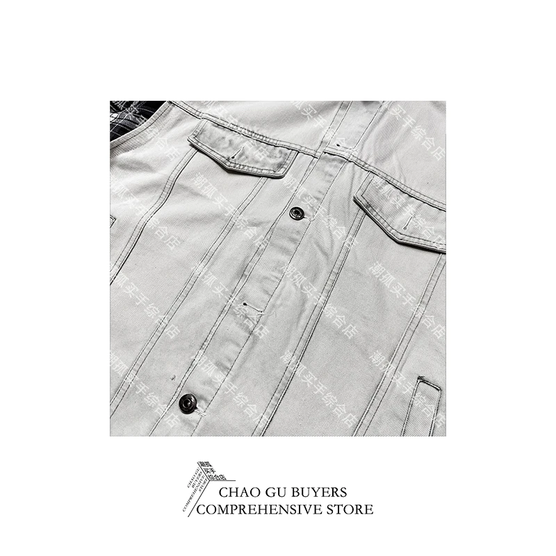 小众潮牌买手店男女同款格子拼接牛仔马甲911