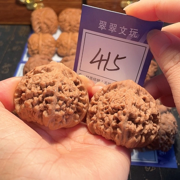 文玩核桃把件415号全品官帽4.7