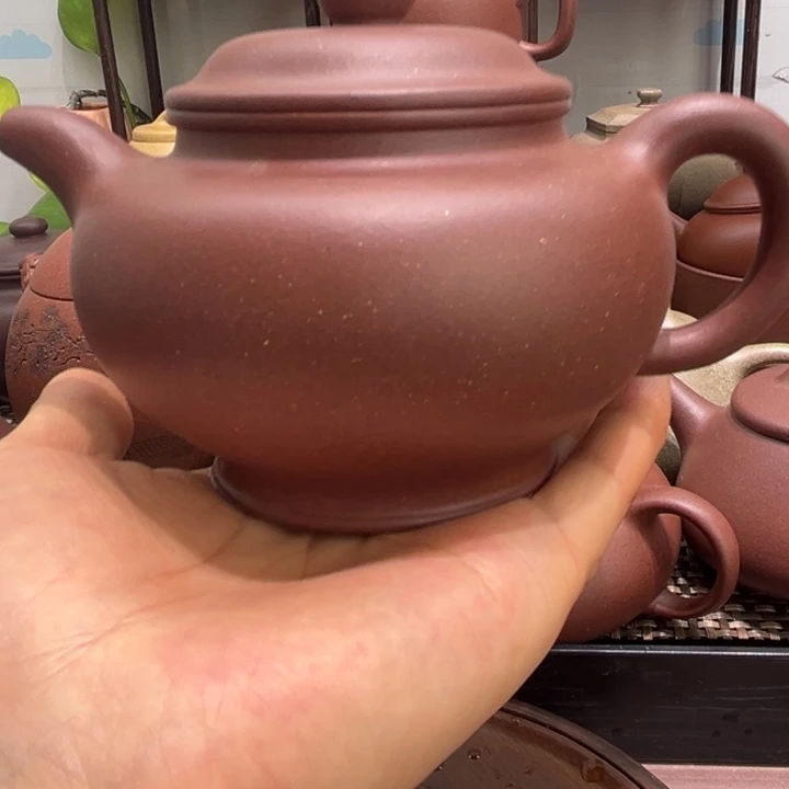茶壶紫砂台西底槽清320cc