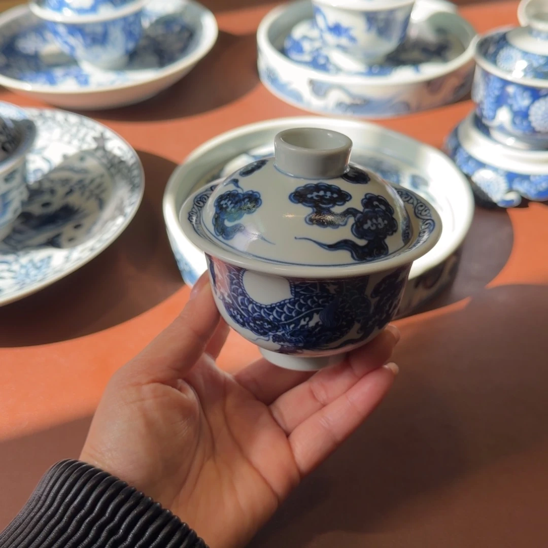 手工手绘茶具福利
