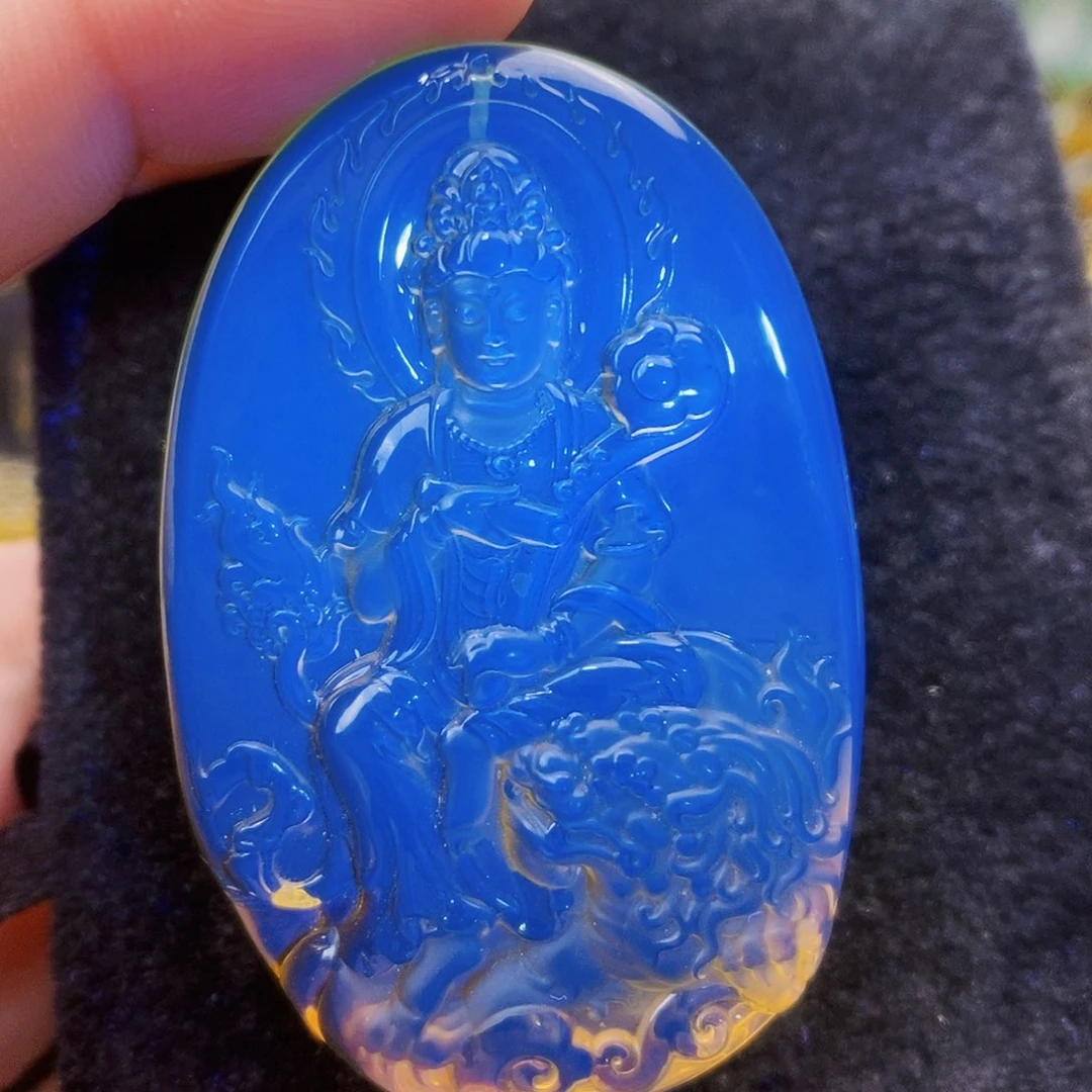 【闪购商品】蓝珀吊坠(不含链)未镶嵌