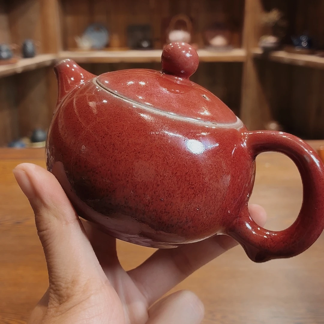 柴烧老岩泥高温茶器皿