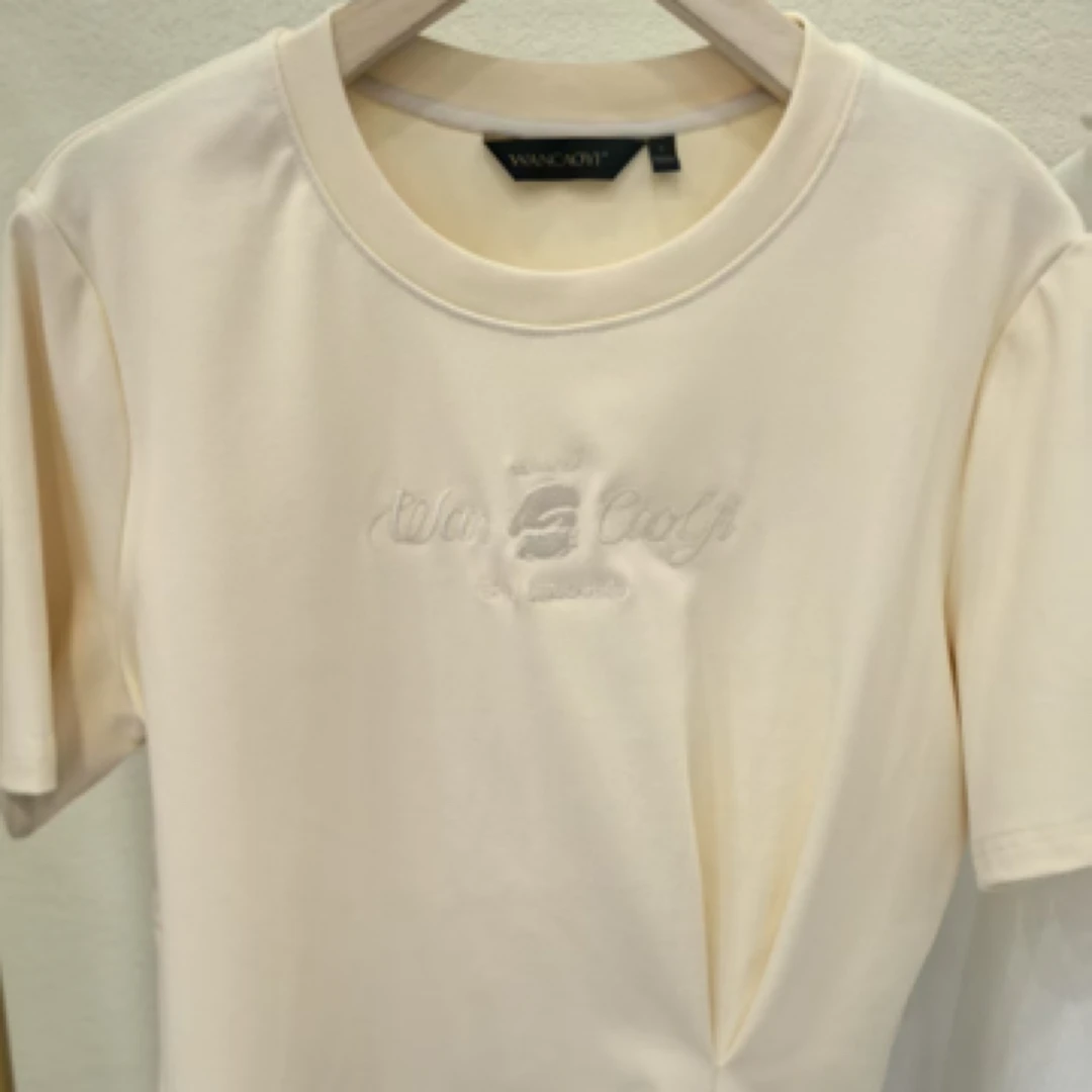 依依轻奢夏季ol西装外套衬衫女士圆领女款白色上衣粉色直播链接