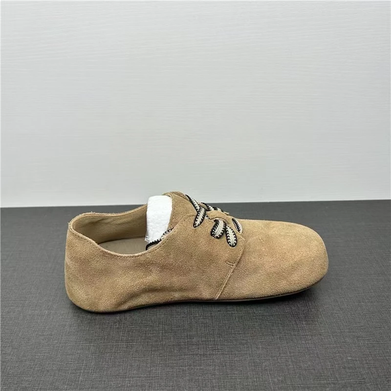 真皮女鞋2024新款复古百搭勃肯鞋气质休闲乐福鞋G10-737-207