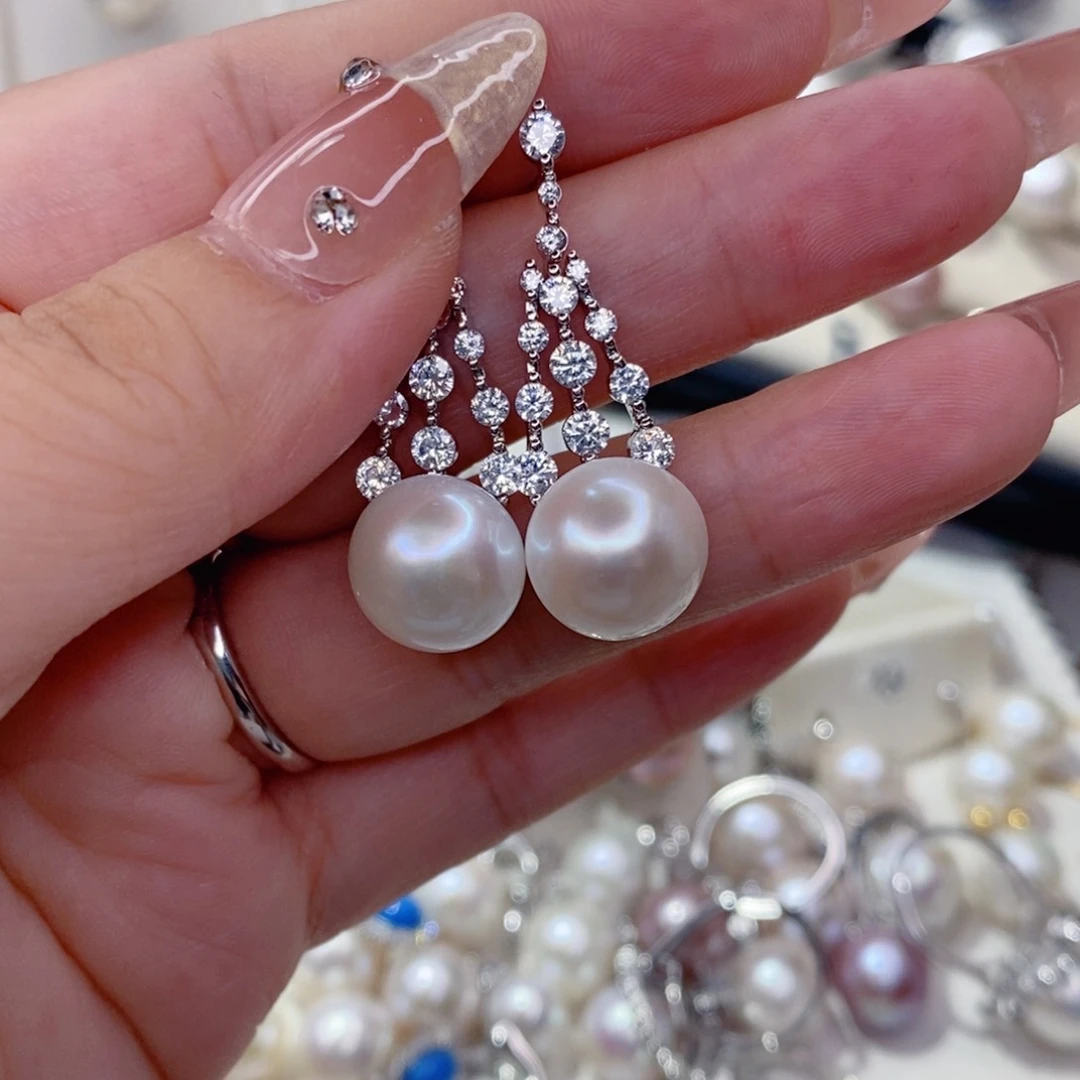 未镶嵌淡水珍珠耳饰