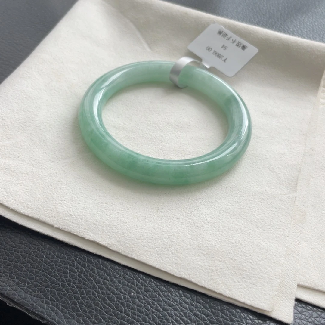 翡翠未镶嵌手镯纹54