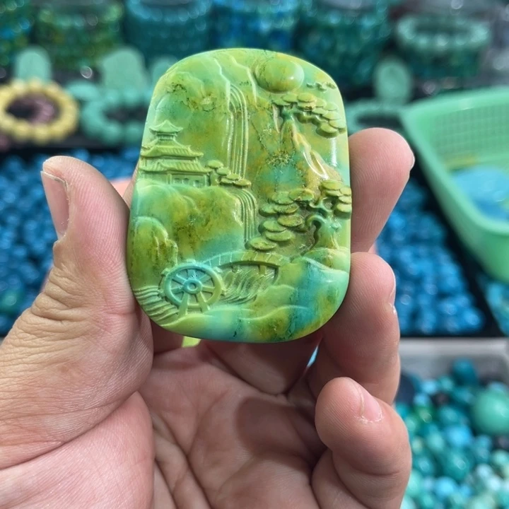 菱锰矿珠宝半成品未镶嵌