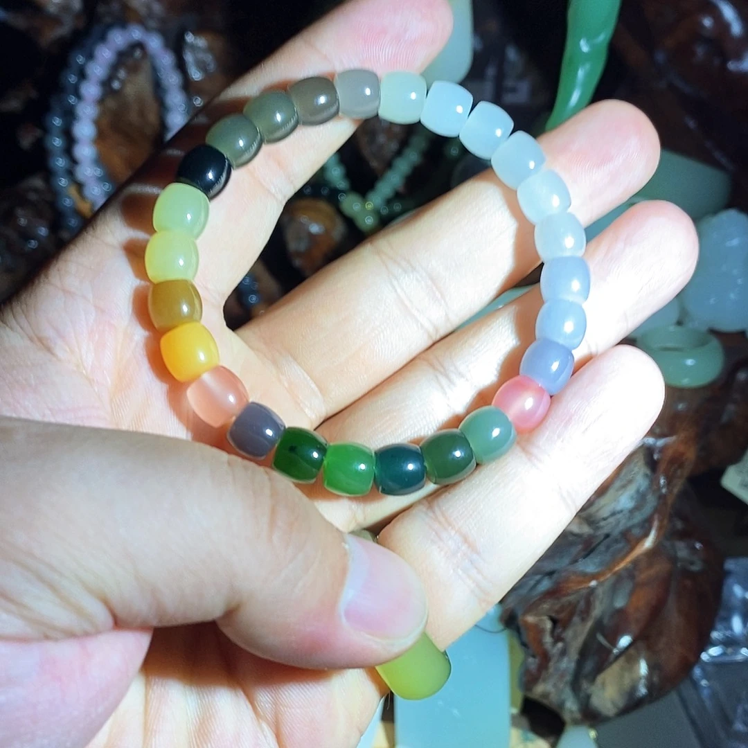 我***乐未镶嵌手链和田玉