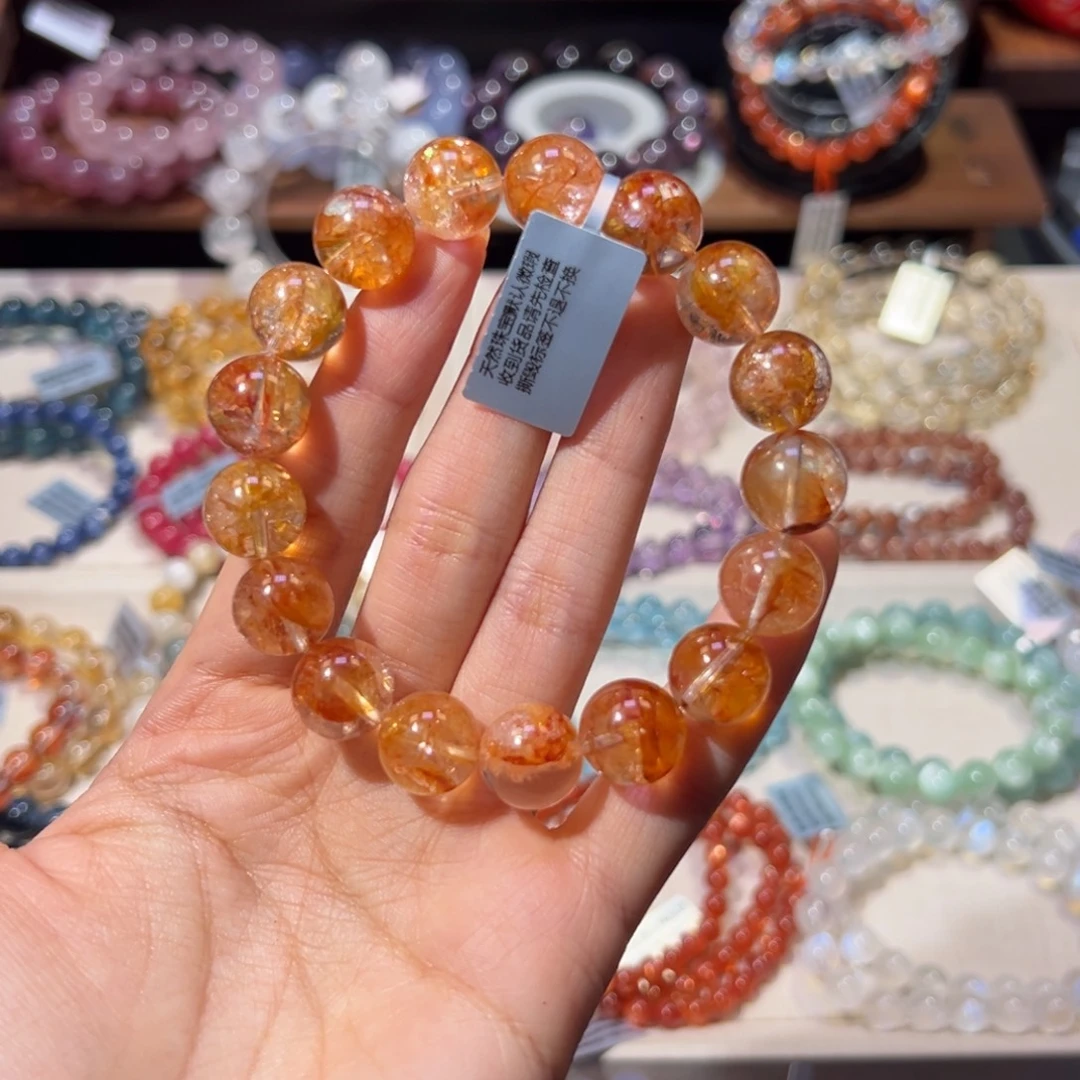 手链水晶未镶嵌12.8m福利价收藏级闪灵胶花