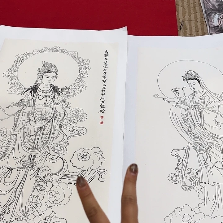 遇***好国画微瑕介意勿拍