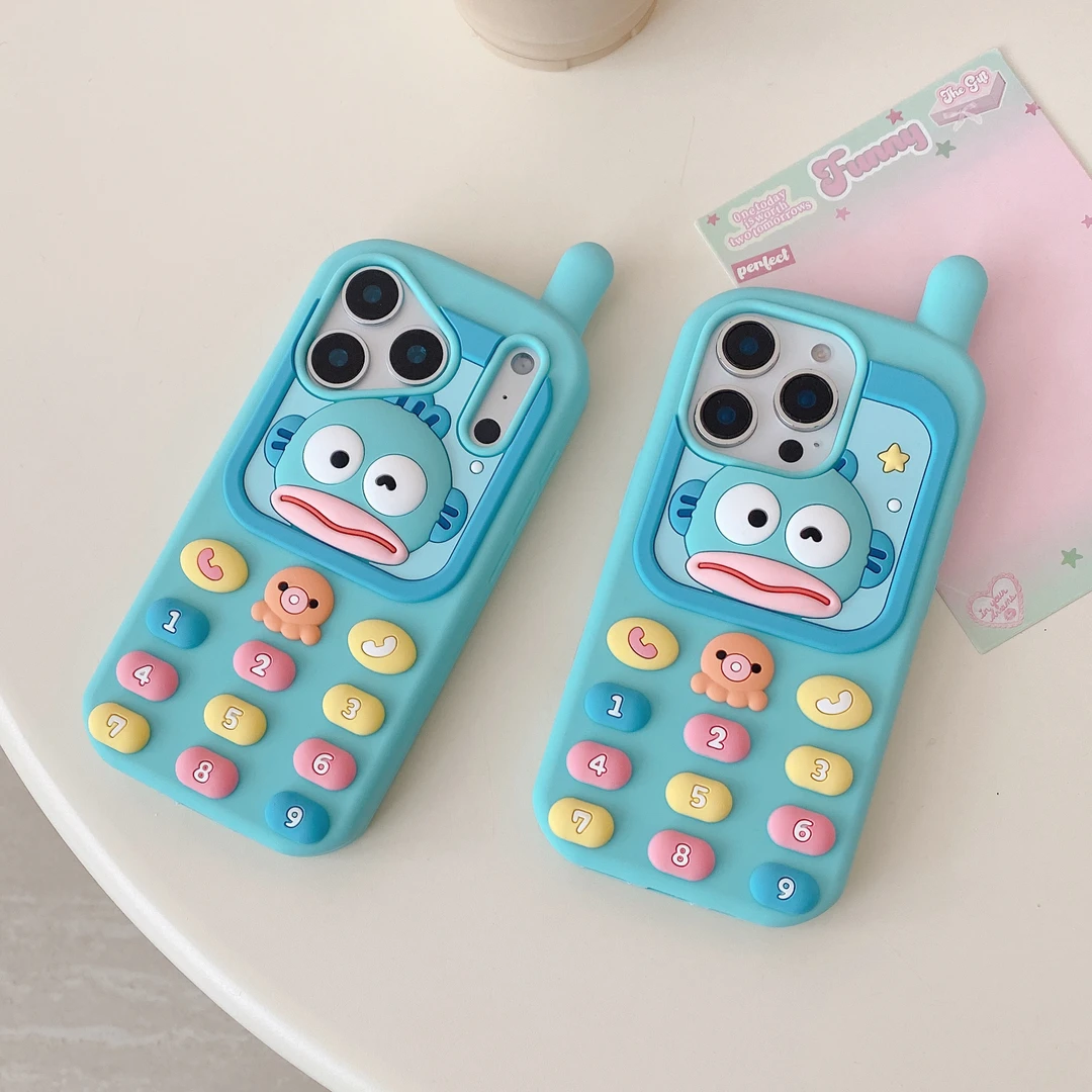 苹果|大哥大小丑鱼可爱卡通适用iPhone17P趣味16立体15硅胶手机壳