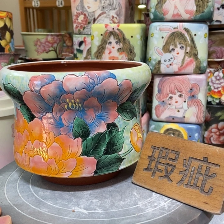 景德镇艺术手绘作品