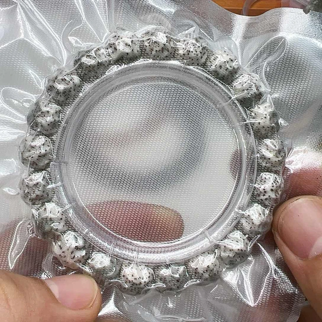 星月菩提手串58灭火糯冰石玉星月雕刻无相11