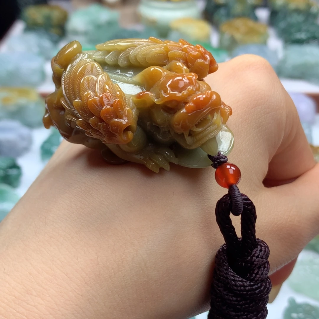 翡翠未镶嵌颈饰翡翠吊坠6