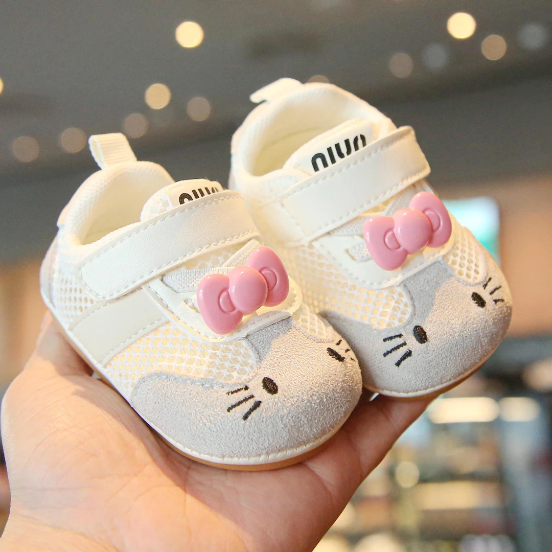 宝宝夏季凉鞋0-2岁婴幼儿单网学步鞋男女宝宝防滑舒适透气学步鞋