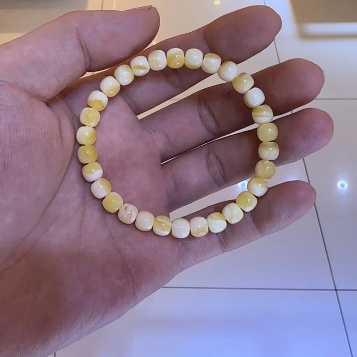 手链琥珀未镶嵌蜜蜡