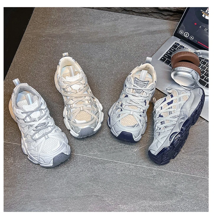【小笙女鞋】夏季潮流网名老爹鞋时尚休闲鞋跑鞋吸膜复合底增高显瘦