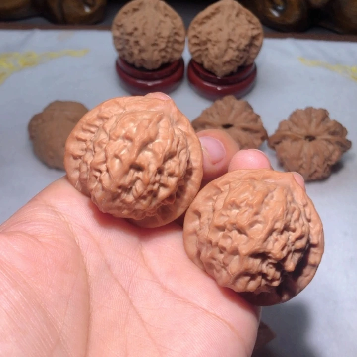 把件文玩核桃40瓷娃娃