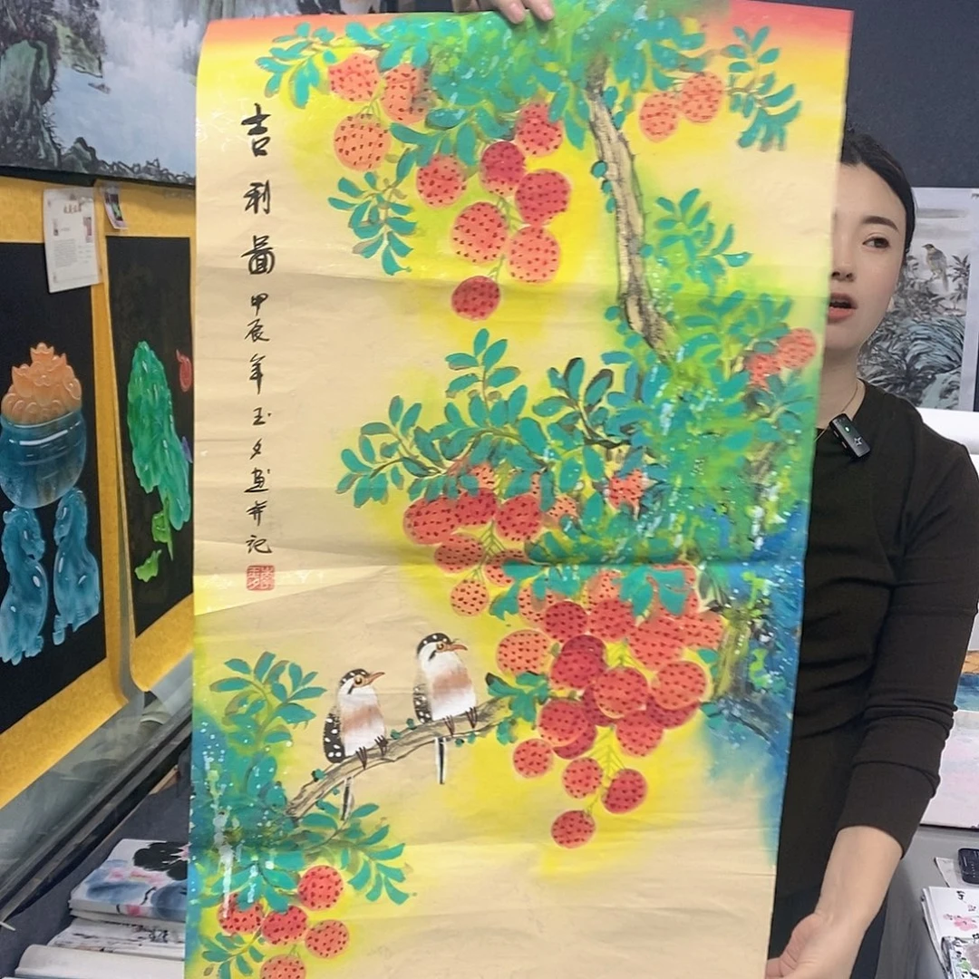 国画国画作品手绘